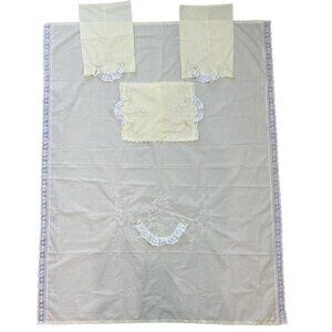 Vintage 70's Handmade Crib Sheets